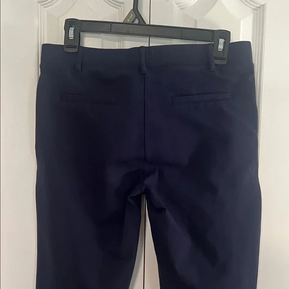 Betabrand Classic Dress Pant Yoga Pant | Straight (Navy) - Picture 6 of 9